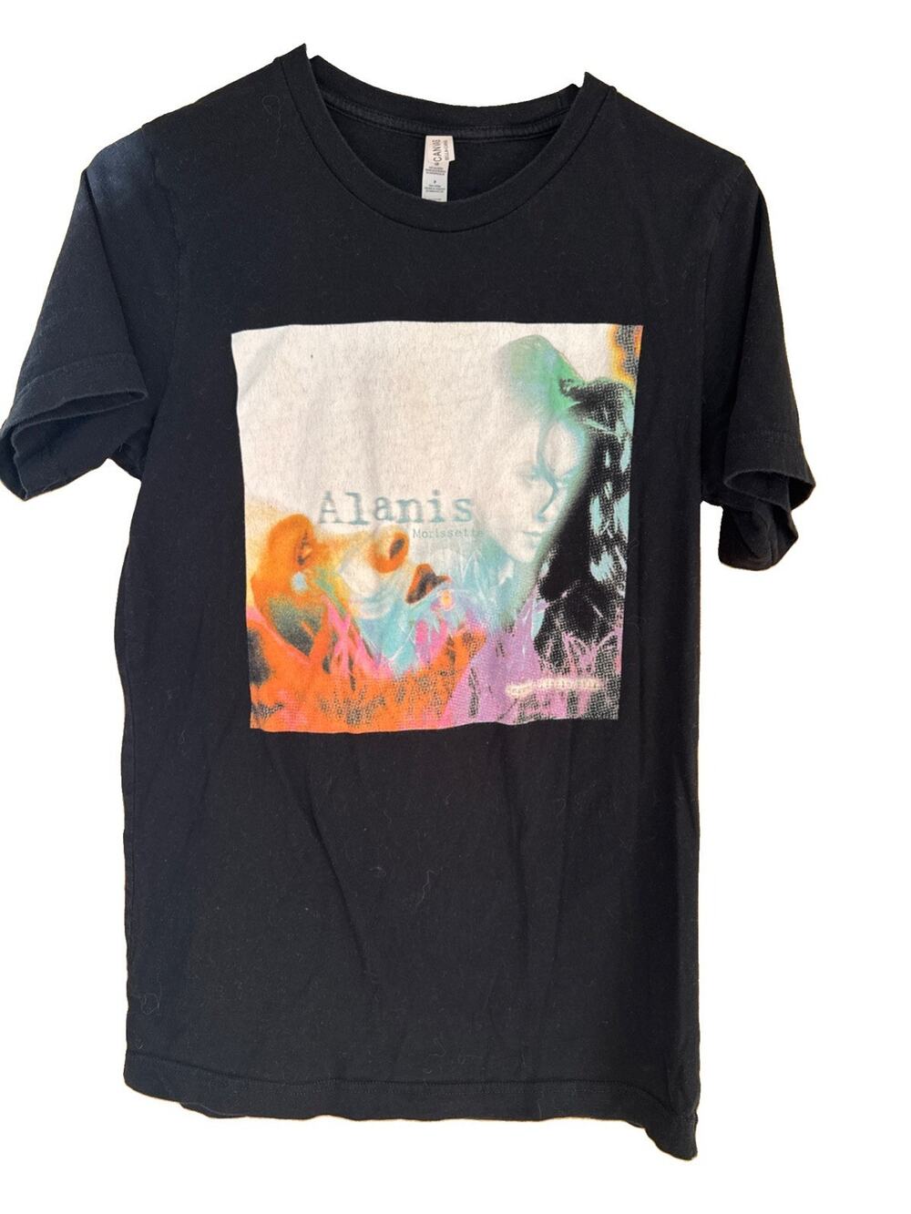 Alanis Morissette Women’s Black T-Shirt Jagged Little Pill Album 2021 Tour Small